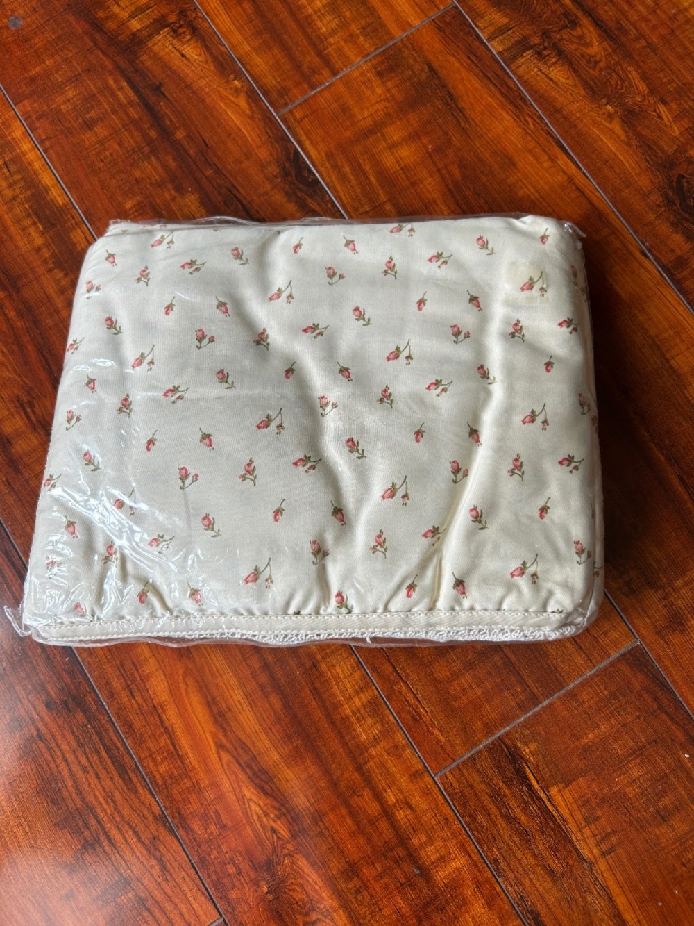 Ralph Lauren 1 Irregular Full Sheet Woodstock garden calico rosebud 100% Cotton